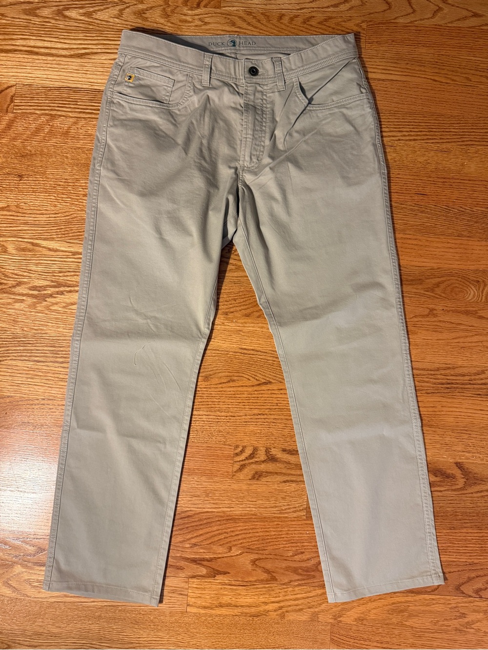 Duck Head Men's Shoreline 5-pocket in Khaki